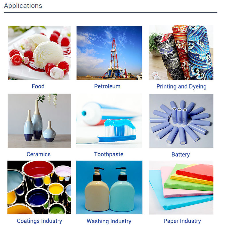 White to Cream Powder Non Toxic CMC Food Additive with Good Heat-Stability for Bakery and Dairy